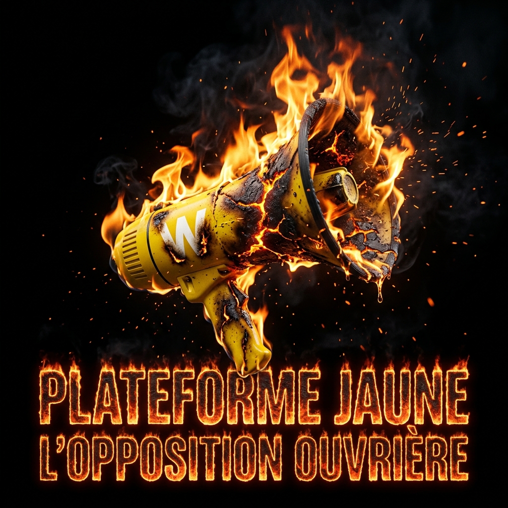 PlateformeJaune — L'Opposition Ouvrière en flammes